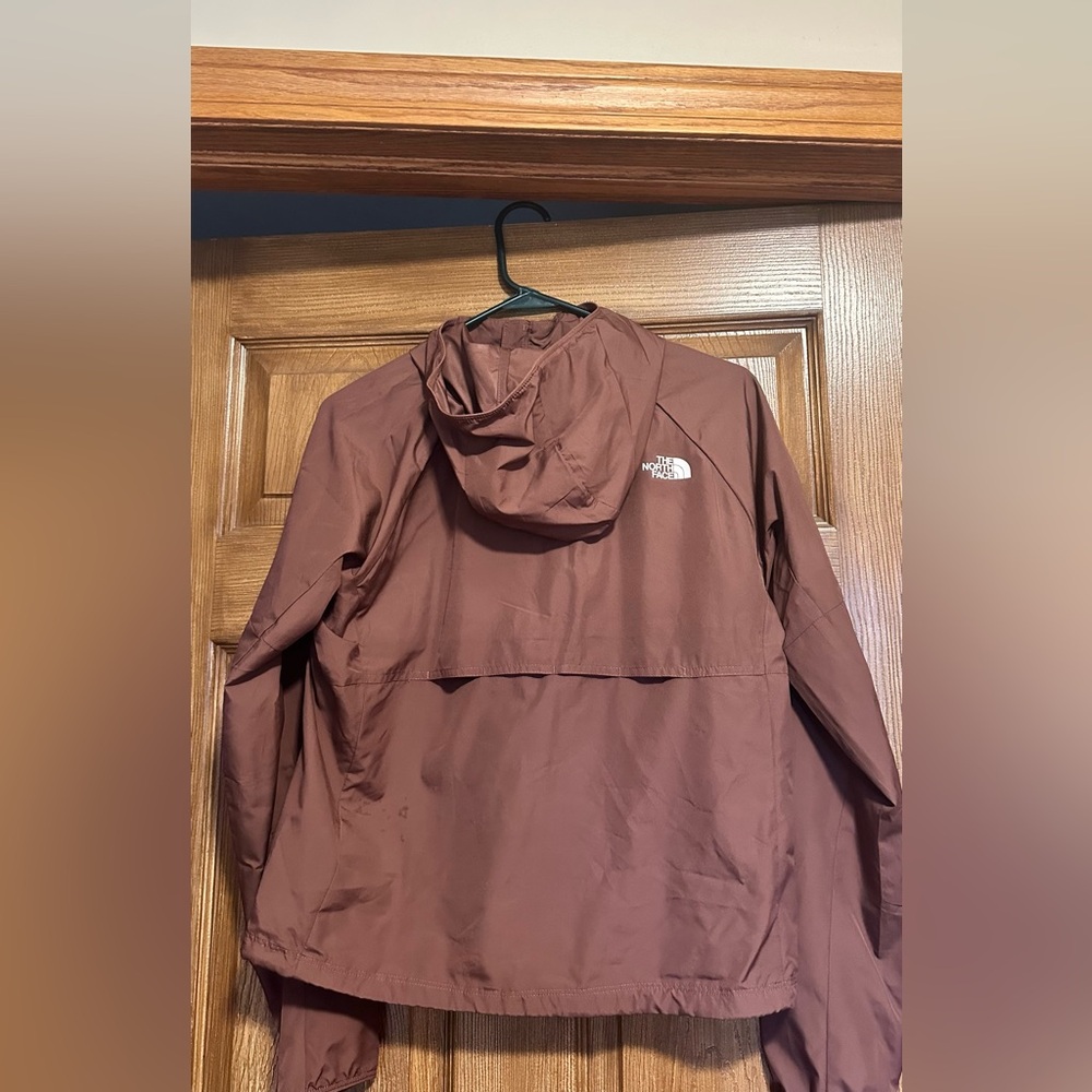 The North Face Women's Brown Jacket Windbreaker Raincoat - Picture 2 of 4